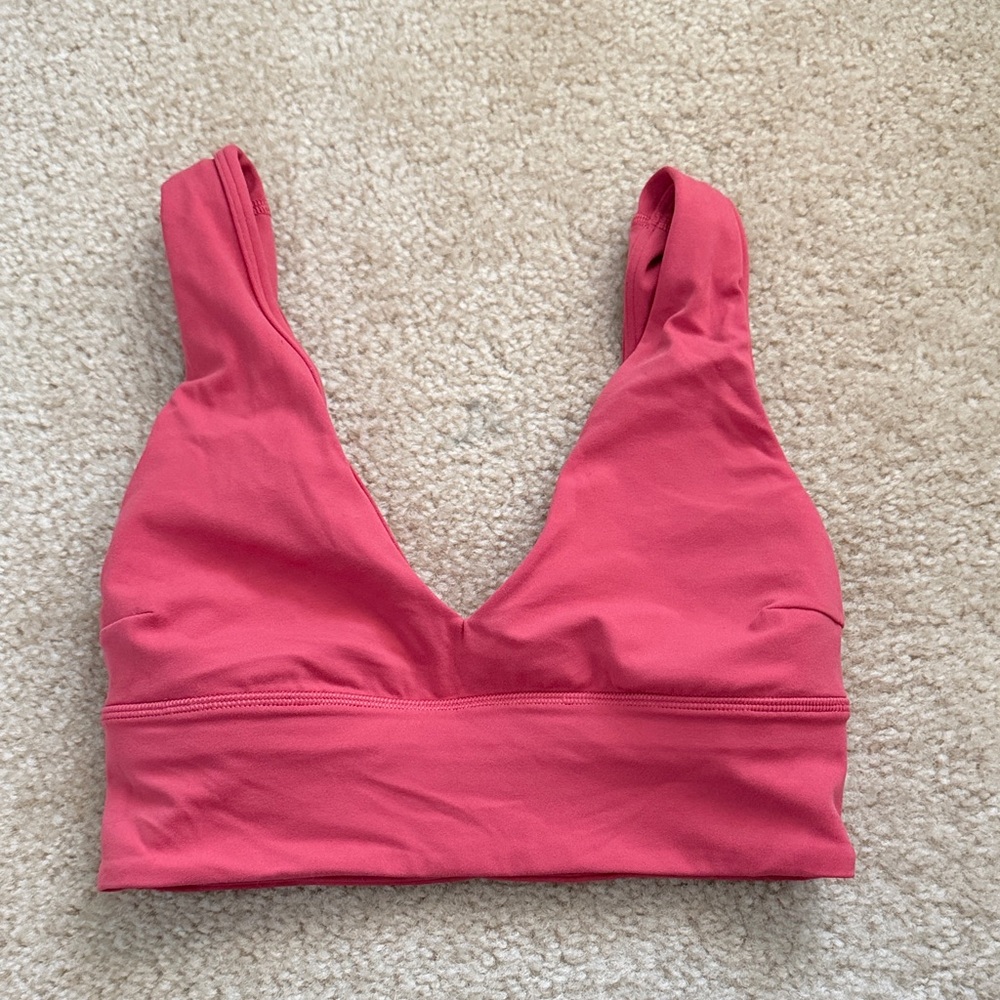Lululemon Pink Align V-Neck Bra